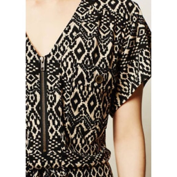 Anthropologie Corey Lynn Calter Franca Jumper Romper Aztec Print XS - Picture 2 of 7
